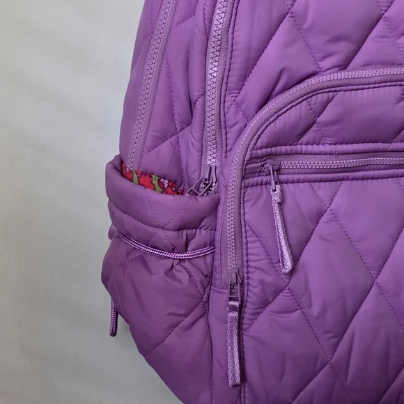 Vera Bradley Featherweight Large Bancroft Backpack in Iris Orchid - Picture 3 of 16